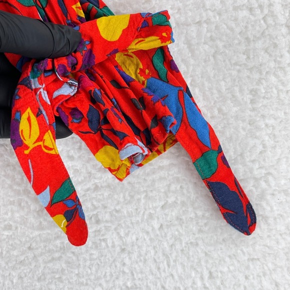 Maeve Blithe Button-Up Fruit Novelty Shirt Womens Size 4 Red Long Sleeve - Picture 6 of 16